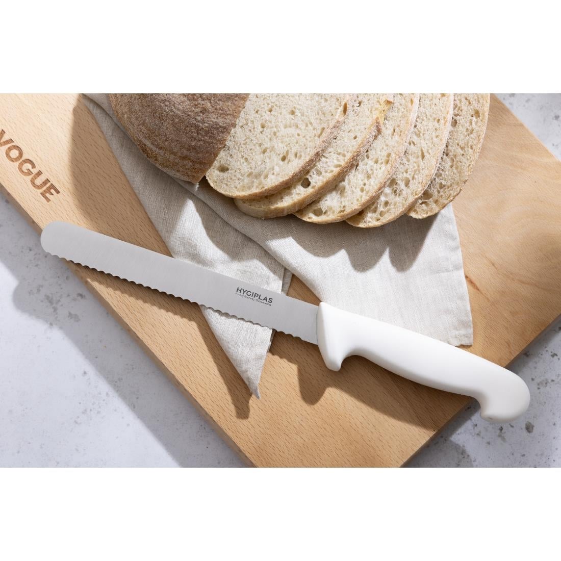Hygiplas broodmes 20,5cm wit