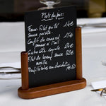 Securit Tafelblad Met Half Frame, Schoolbord 280x 200 mm Mahonie