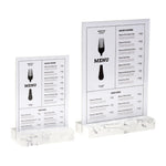 Europel Bordhouder A4 Polystone Wit