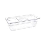 Vogue polycarbonaat 1/3 gastronorm container 100mm transparant