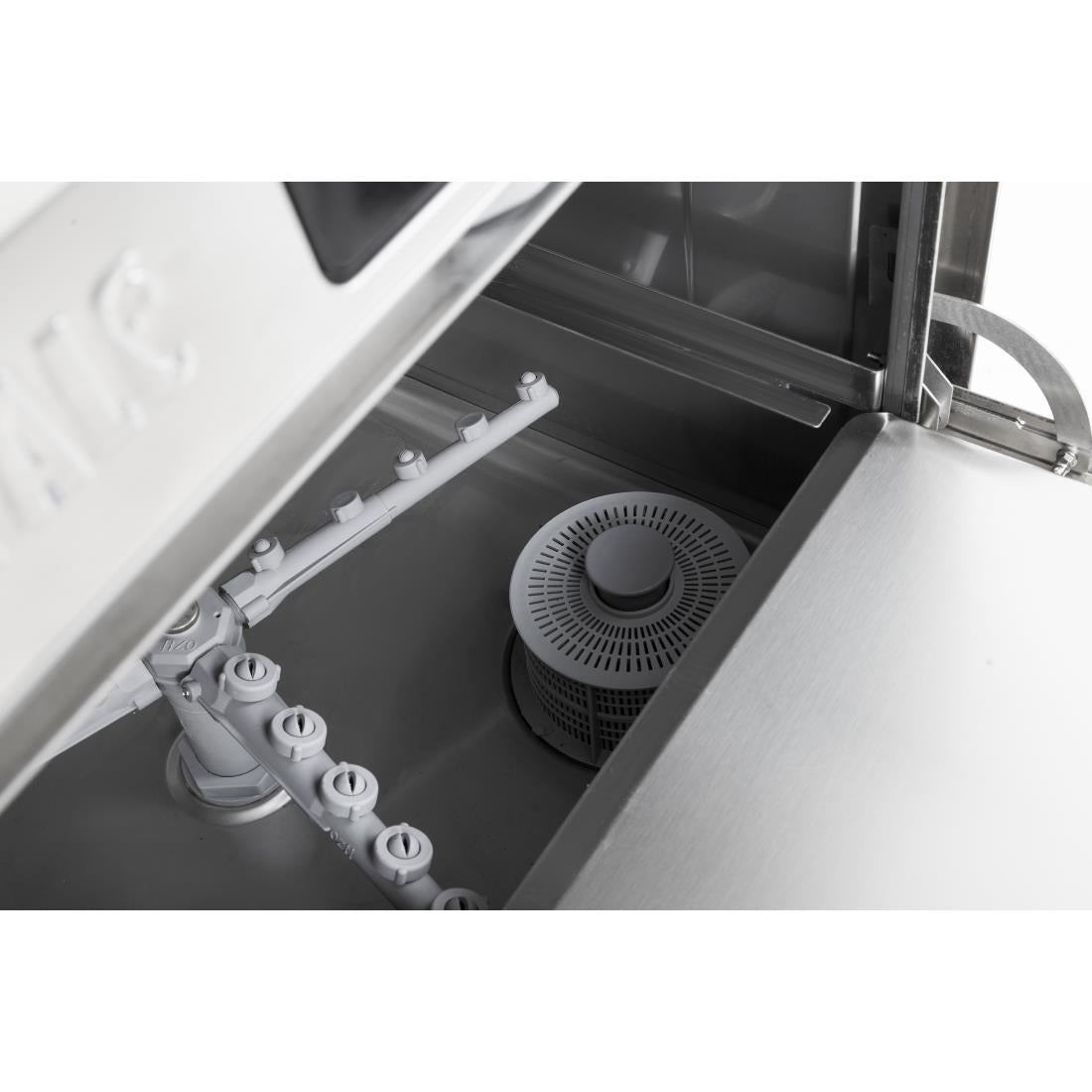 Buffalo Digitale Onderbouw Vaatwasser Met Afvoerpomp 500mm Mand 2.9Kw Enkelvoudige Fase