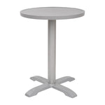 Bolero aluminium tafelblad rond lichtgrijs 580mm