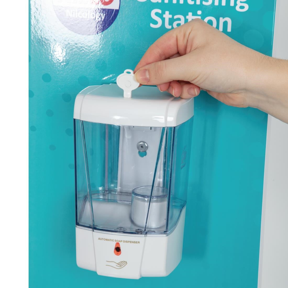 Automatische dispenser voor handreiniger