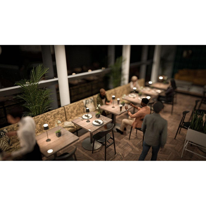 Securit Zwarte Dimbare Led Tafellamp Feline Incl Magnetische Oplaadkabel