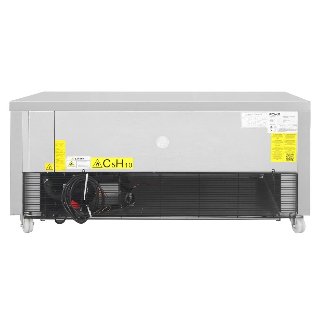 Polar U-serie compacte koel-vrieswerkbank 1 lade 3x GN 1/1 150mm
