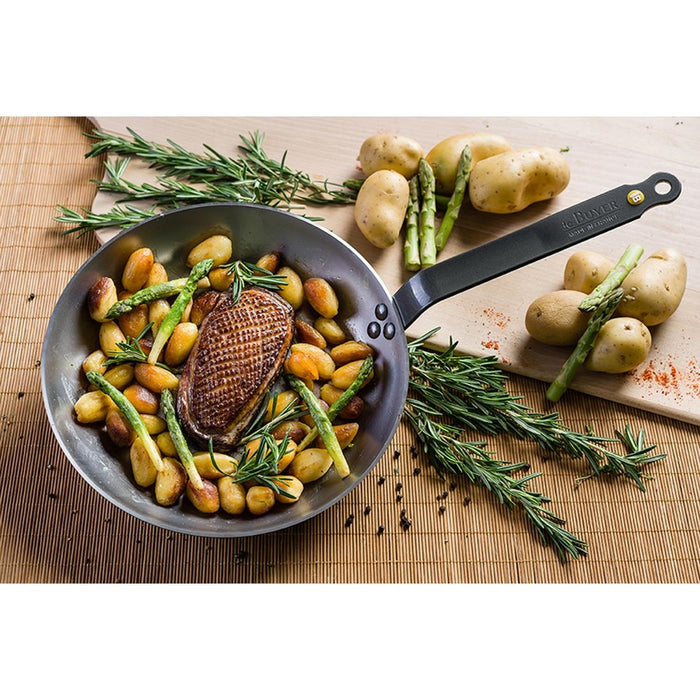 De Buyer Mineral B blauwstalen inductie koekenpan 20cm