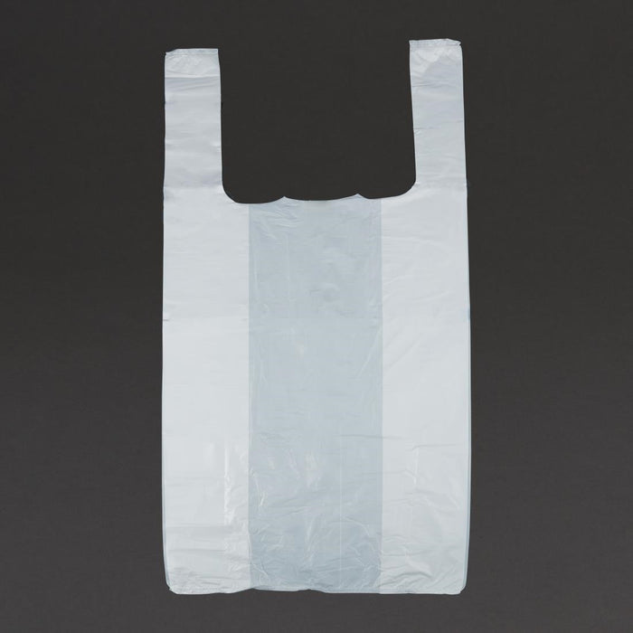 Grote witte plastic zakken (1000 stuks)