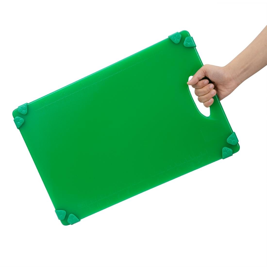 Hygiplas Commerciële Grip Snijplank Groen 458X306Mm