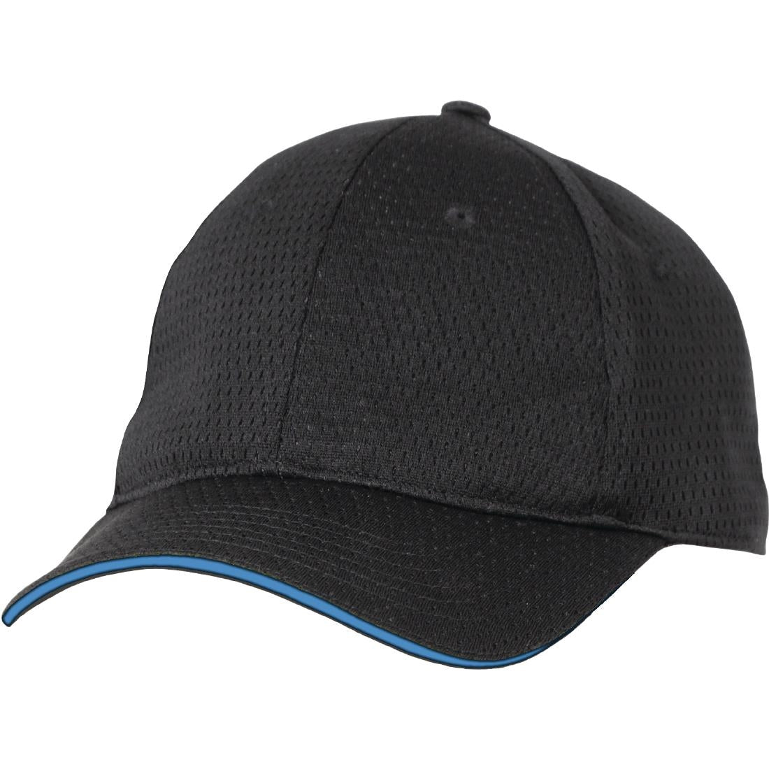 Chef Works Cool Vent baseball cap zwart en blauw
