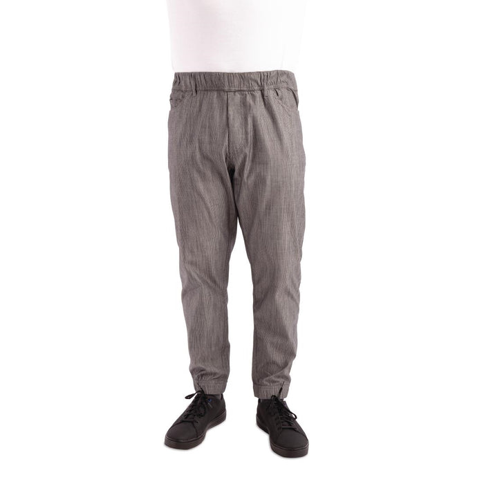 Chef Works Urban Jogger 257 koksbroek zwart-wit fijn gestreept XL