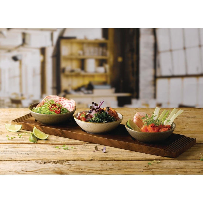 Churchill Stonecast Grey Ondiepe Kom 255ml (pak van 12)