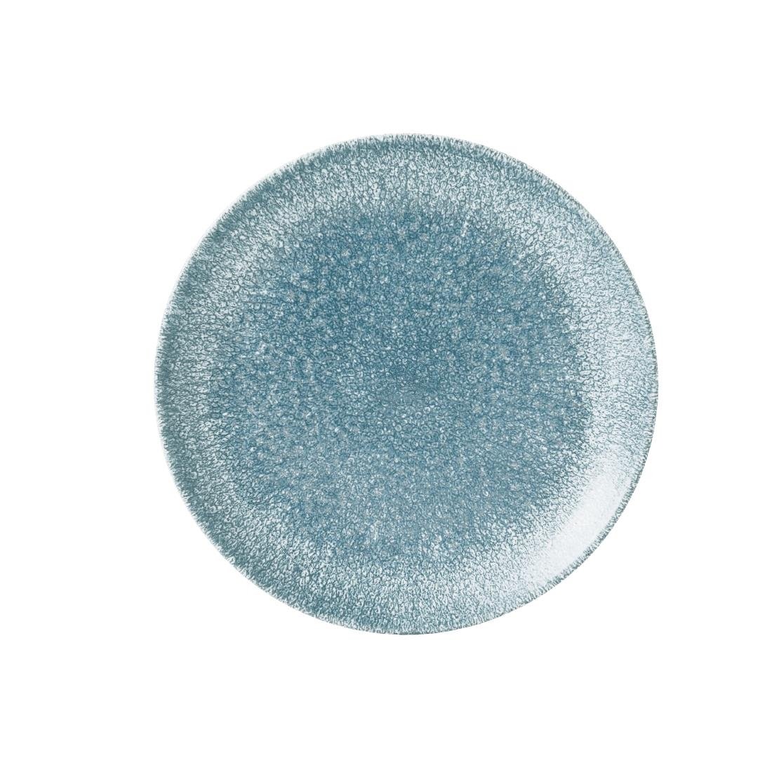 Churchill Raku Topaz Blue Evolve Coupe Bord 22cm (pak van 12)