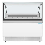 Polar U-Series 6-Pan IJs Vitrine Kast Vriezer