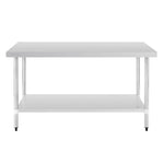 Vogue RVS werktafel zonder achteropstand 90x150x70cm