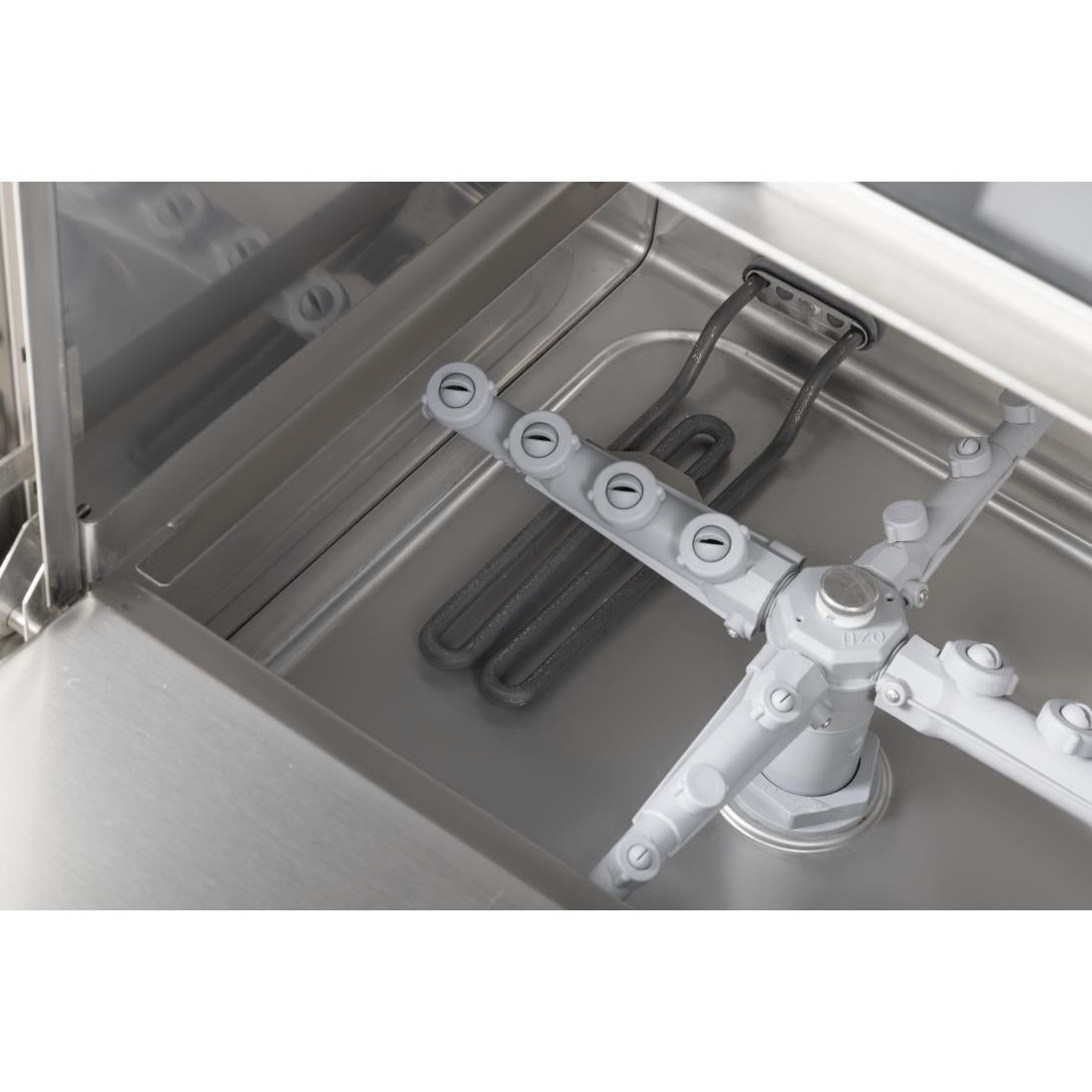 Buffalo Digitale Onderaardse Glazenwasser Met Afvoerpomp 400mm Mand 2.9Kw