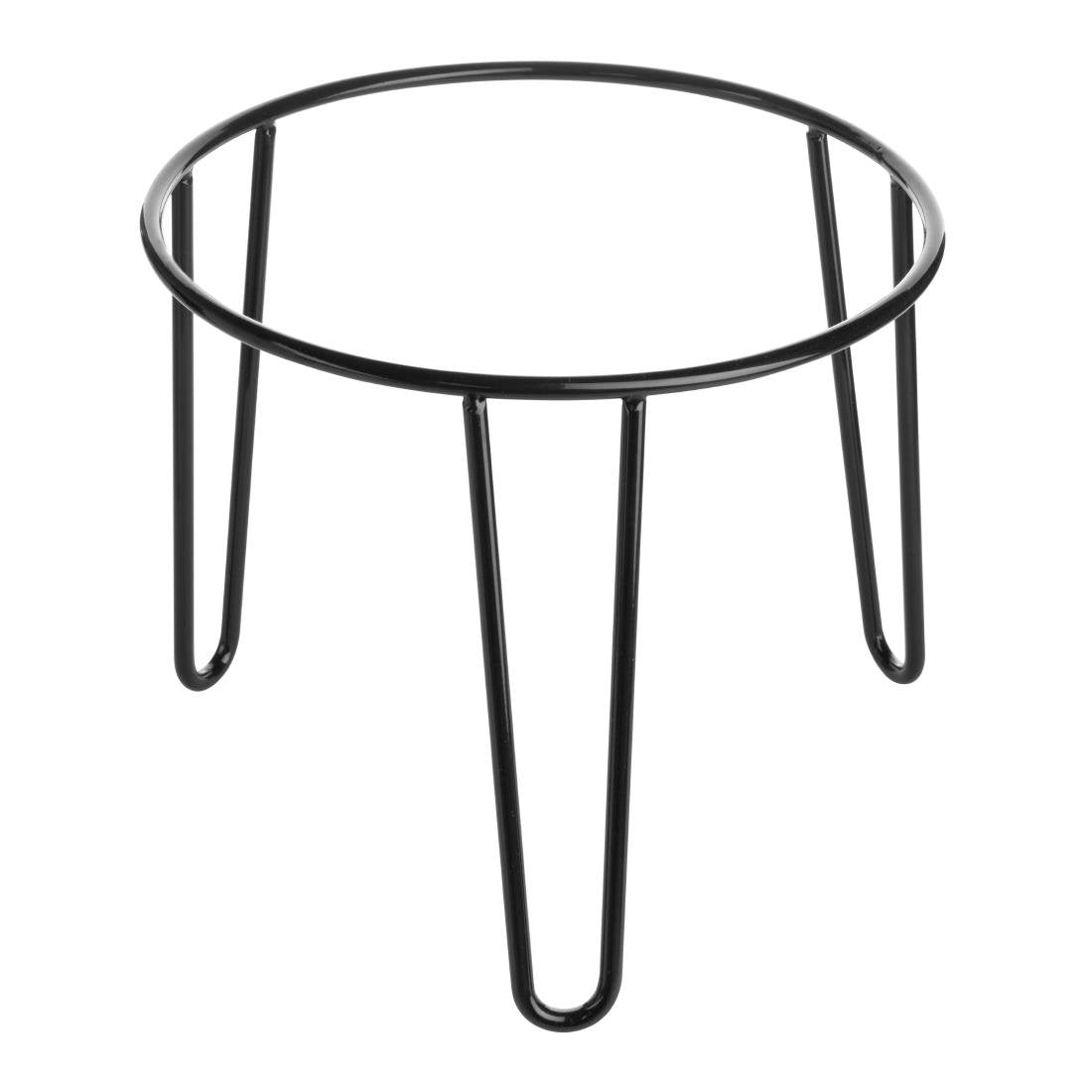 Olympia Anti-Slip Verhoger Rond Zwart Draad 210x180mm