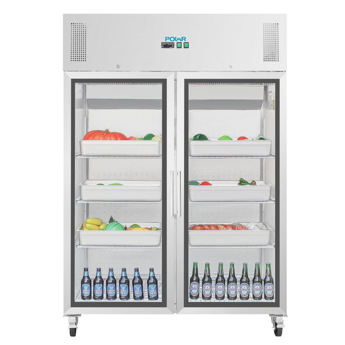 Polar G-serie Gastro 2-deurs display koeling 1200L