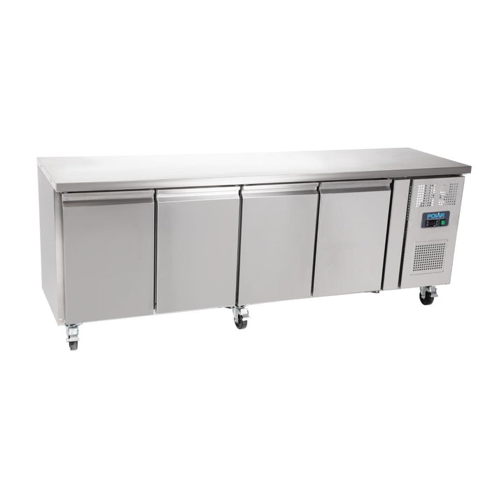 Polar U-serie 4-deurs koelwerkbank 449L