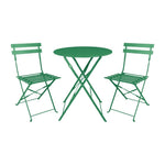 Bolero Perth Bosgroene Stijl Stalen Inklapbare Stoelen (2stuks)