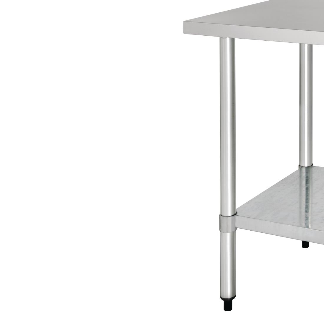 Vogue RVS werktafel zonder achteropstand 90x90x70cm