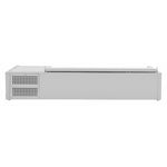 Polar g-serie aanrechtvoorbereidingskoelkast met deksel 5x 1/4gn
