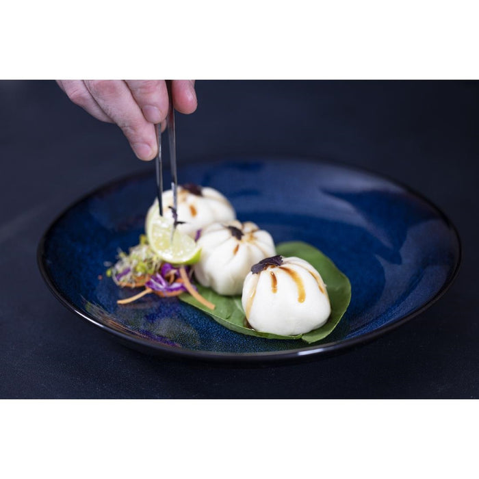 Olympia Luna Middernachtblauwe Bord 205 mm (Pak Van 4)