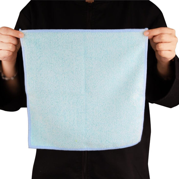 Jantex Microvezeldoeken Blauw 400x400mm (5 Stuks)