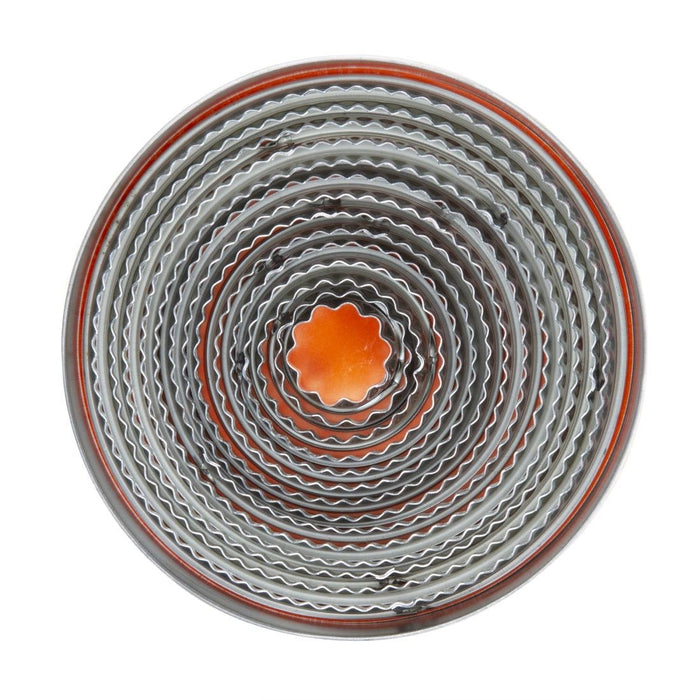 Vogue uitsteekvormen set rond golvend (11 stuks)