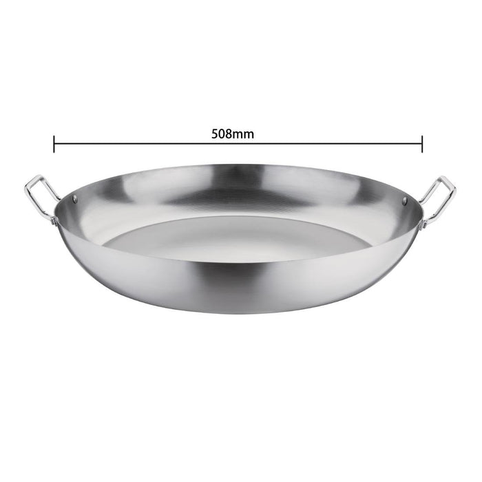 Vogue koolstofstalen paellapan 51cm