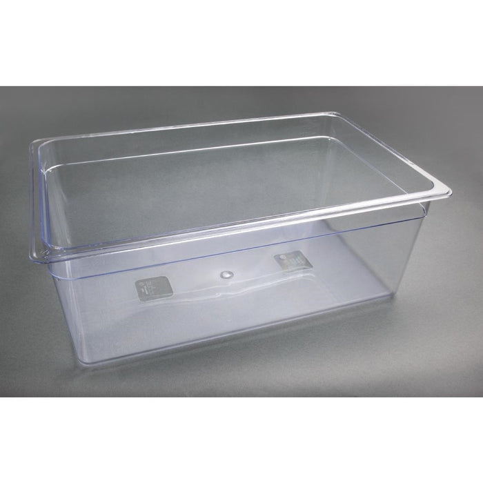 Vogue polycarbonaat 1/1 gastronorm container 200mm transparant