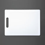 Nisbets Essentials polypropyleen snijplank wit 340 x 255 x 7mm