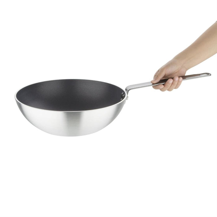 Vogue anti-aanbak teflon platinum wok 300mm