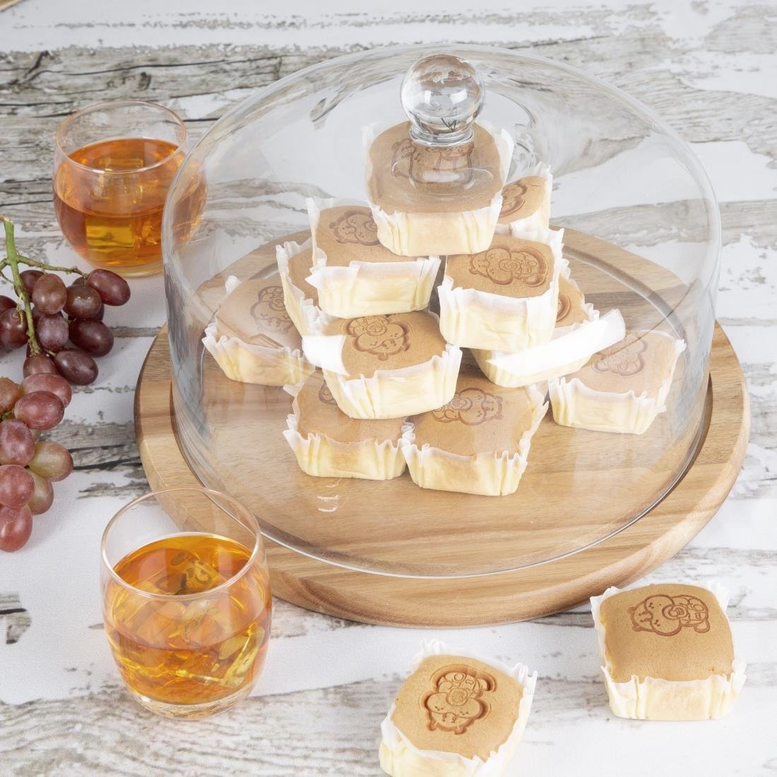 Olympia Rond Acacia Houten Bord Voor 280mm Koepel