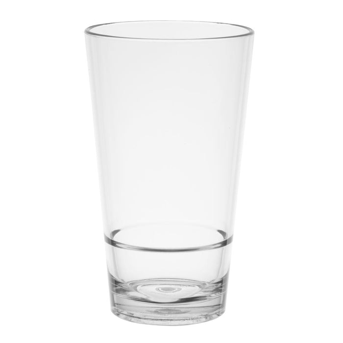 Olympia Kristallon Polycarbonaat Stapelbare Hi-ball Bekers - Helder 420ml (6 Stuks)