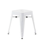 Bolero Bistro Stalen Lage Kruk Wit (4 Stuks)