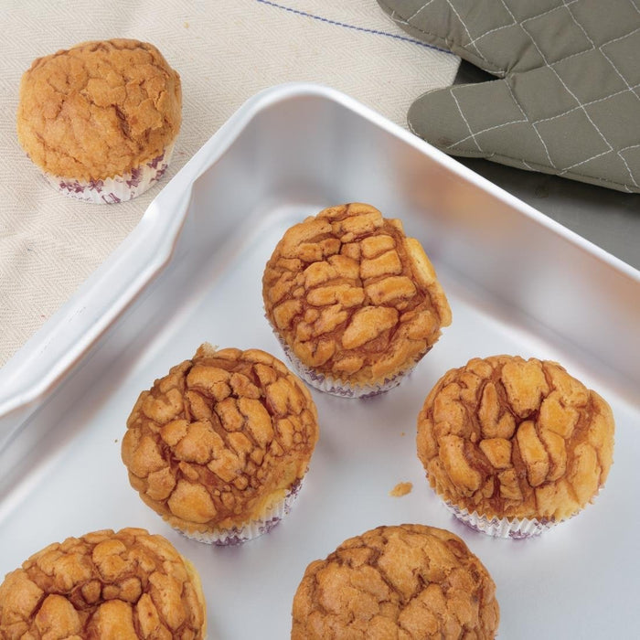 Vogue extra diepe aluminium braadslede 52cm