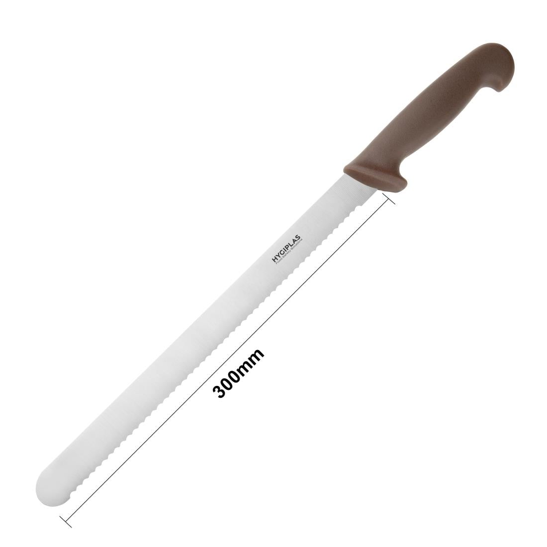 Hygiplas Koksmes Gekarteld Bruin 30cm