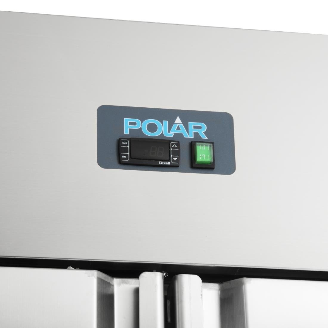 Polar u-serie staande dubbele deur vriezer 1300ltr