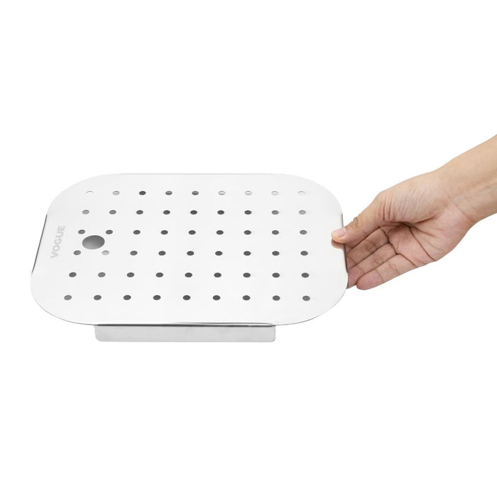 Vogue Roestvrijstalen Gastronorm Druipbak Voor GN 1/2