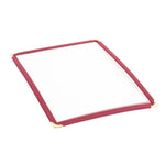 Olympia amerikaanse stijl menuhoes A4 bordeaux