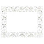 Olympia papieren taartranden 30x40cm (250 stuks)