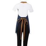 Southside Denim Blauw Short Met Bruine Bandjes