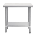 Vogue RVS snijtafel met HDPE snijplank 90cm