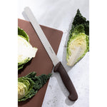 Hygiplas Snijmes Getand Bruin 24.8cm