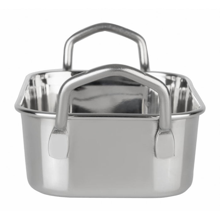 Olympia Tafelpresentatie Rechthoekige Schotel Roestvrij Staal 140x90mm