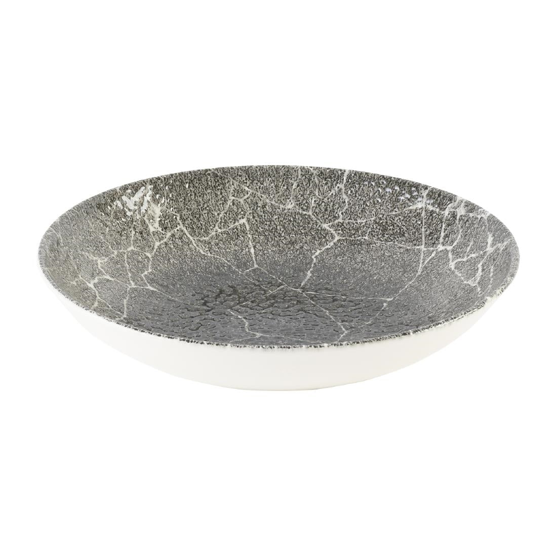 Churchill Kintsugi Accents Quartz Black Evolve Coupe Kom 24.8cm (pak van 12)