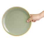 Olympia Kiln coupe borden mosgroen 23cm (6 stuks)