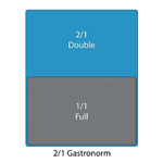 Vogue RVS GN 2/1 bak 150mm