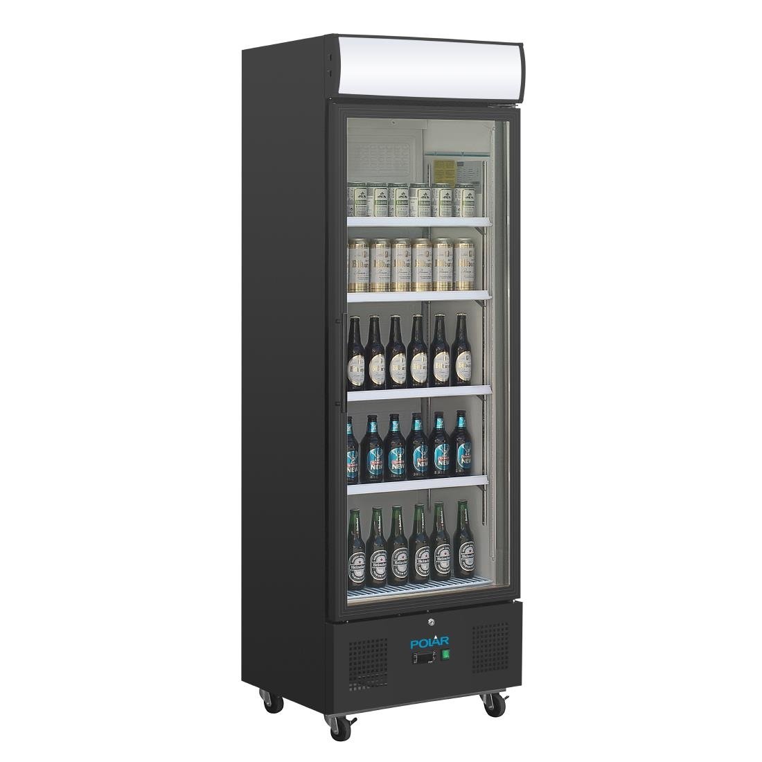 Polar G-Series Rechtopstaande Display Koeling 368Ltr Zwart