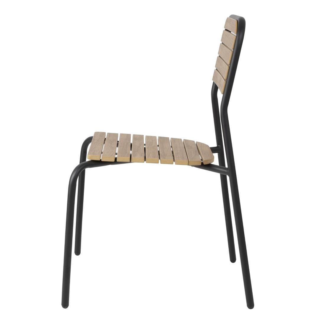 Bolero Santorini Tuinstoelen Met Houteffect (4 Stuks)